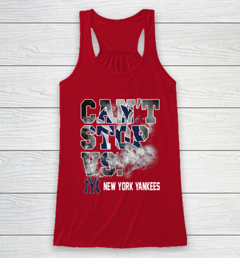 MLB New York Yankees Baseball Can't Stop Vs Yankees Racerback Tank 4