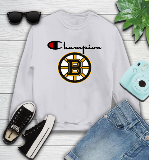 NHL Hockey Boston Bruins Champion Shirt Youth Sweatshirt 2