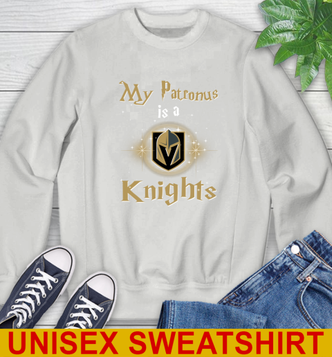 NHL Hockey Harry Potter My Patronus Is A Vegas Golden Knights Sweatshirt 5