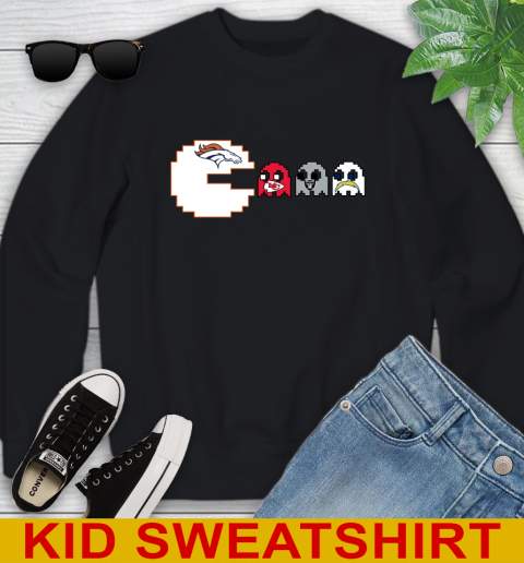 Denver Broncos NFL Football Pac Man Champion Youth Sweatshirt 2
