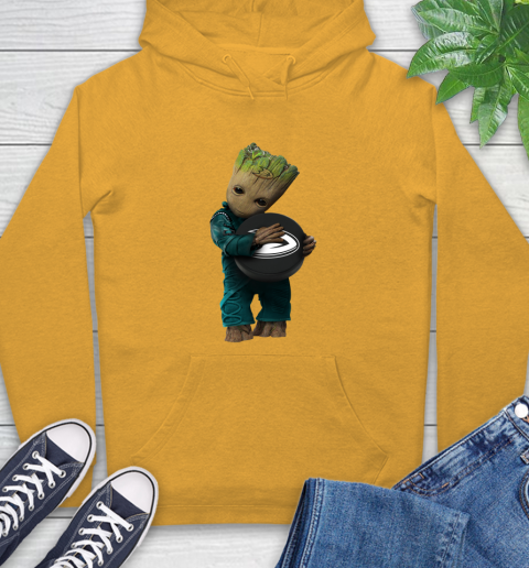 NHL Groot Guardians Of The Galaxy Hockey Sports Anaheim Ducks Hoodie 3