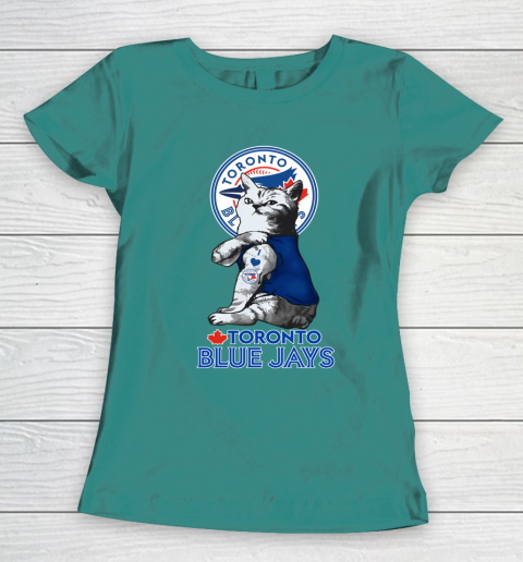MLB Baseball My Cat Loves Toronto Blue Jays Women's T-Shirt 10