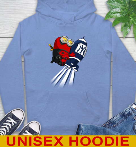 MLB Baseball New York Yankees Deadpool Minion Marvel Shirt Hoodie 11