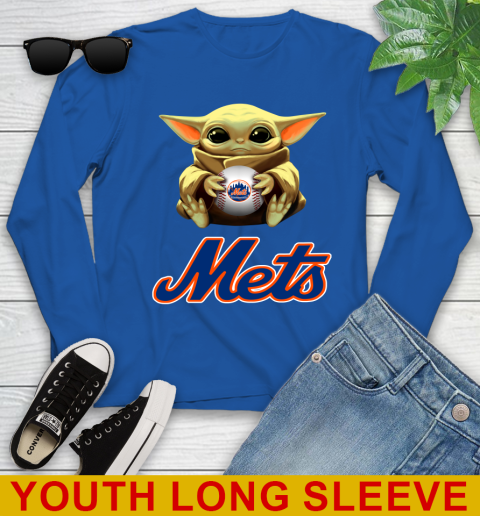 MLB Baseball New York Mets Star Wars Baby Yoda Shirt 131