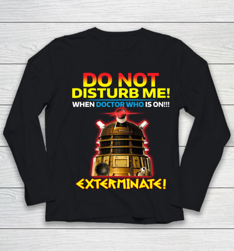 Do Not Disturb Me Doctor Who Youth Long Sleeve