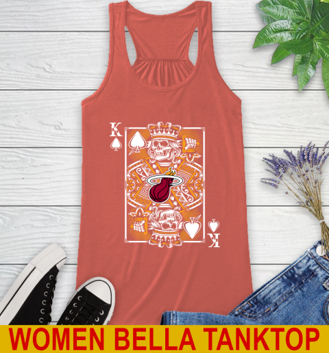 Miami Heat NBA Basketball The King Of Spades Death Cards Shirt Racerback Tank 3