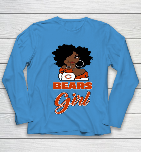 Chicago Bears Girl NFL Youth Long Sleeve 7