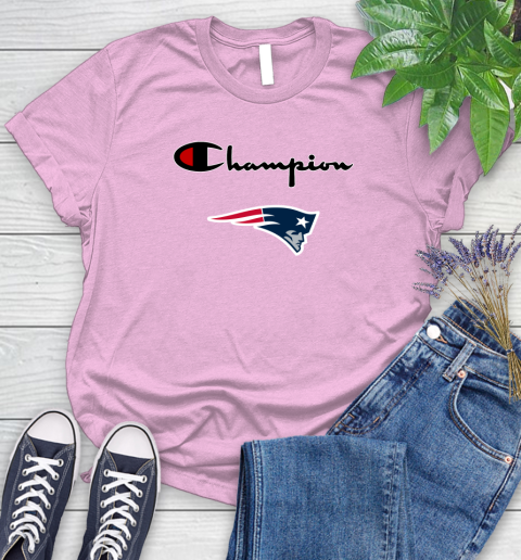 NFL Football New England Patriots Champion Shirt Women's T-Shirt 8