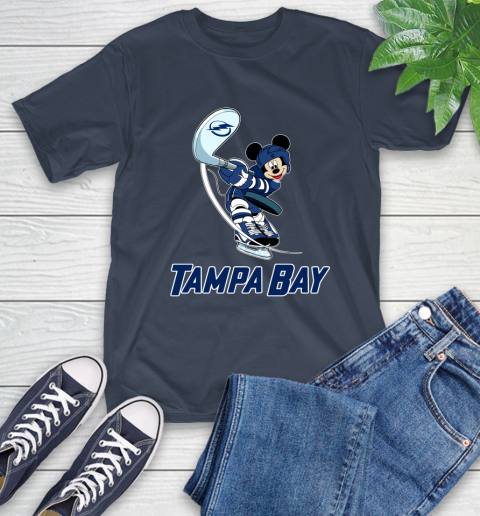 NHL Hockey Tampa Bay Lightning Cheerful Mickey Mouse Shirt T-Shirt 4