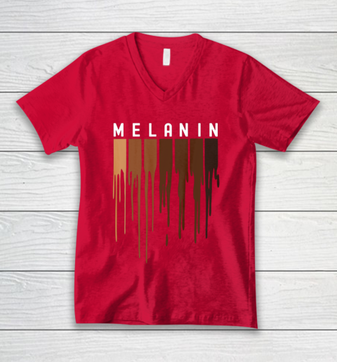 Drippin Melanin T Shirt for Women Pride  Black History Gift V-Neck T-Shirt 6