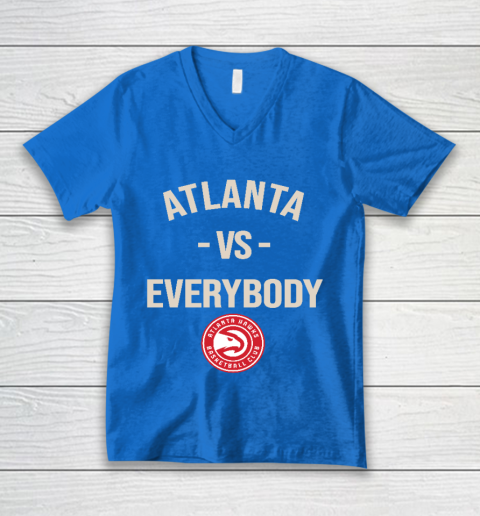 Atlanta Hawks Vs Everybody V-Neck T-Shirt 5
