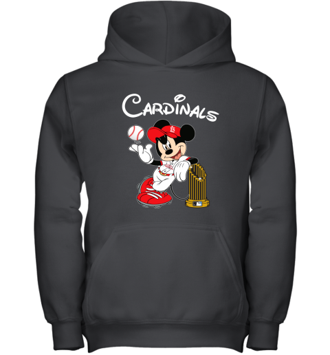 St. Louis Cardinals Mickey Taking The Trophy MLB 2019 Youth Hoodie
