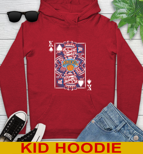 New York Knicks NBA Basketball The King Of Spades Death Cards Shirt Youth Hoodie 11