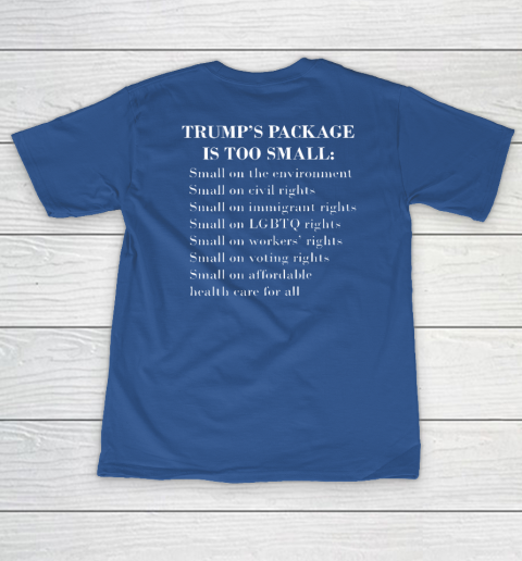 Trump Too Small (Print on front and back) Women's T-Shirt 8