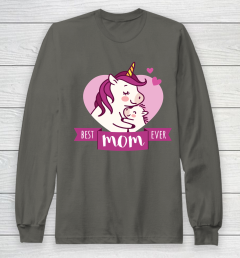 Mother's Day Funny Gift Ideas Apparel  Best Mom Ever T Shirt Long Sleeve T-Shirt 5