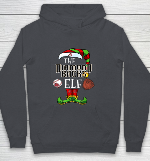 Arizona Diamondbacks Christmas ELF Funny MLB Youth Hoodie 5