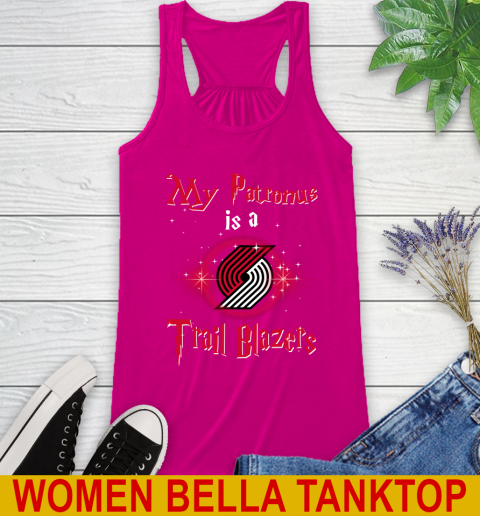 NBA Basketball Harry Potter My Patronus Is A Portland Trail Blazers Racerback Tank 6
