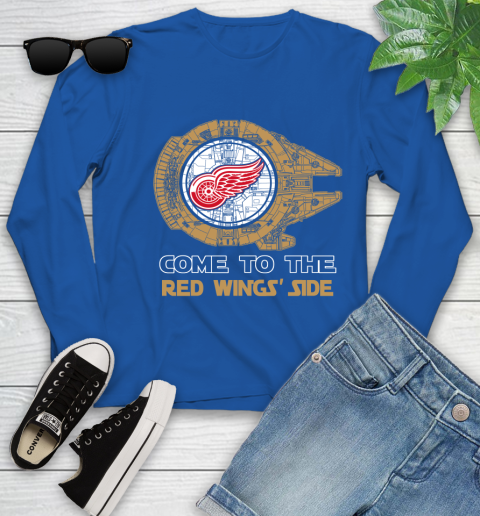 NHL Come To The Detroit Red Wings Wars Hockey Sports Youth Long Sleeve 10