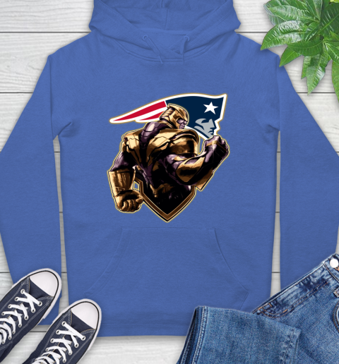 NFL Thanos Avengers Endgame Football Sports New England Patriots Hoodie 9