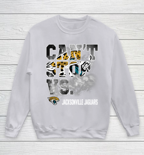 NFL Jacksonville Jaguars Can't Stop Vs Youth Sweatshirt 3