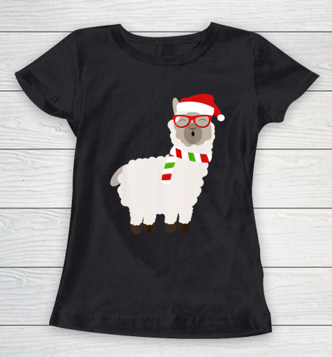 Fa La La Llama Shirt Cute Alpaca Ugly Christmas Women's T-Shirt