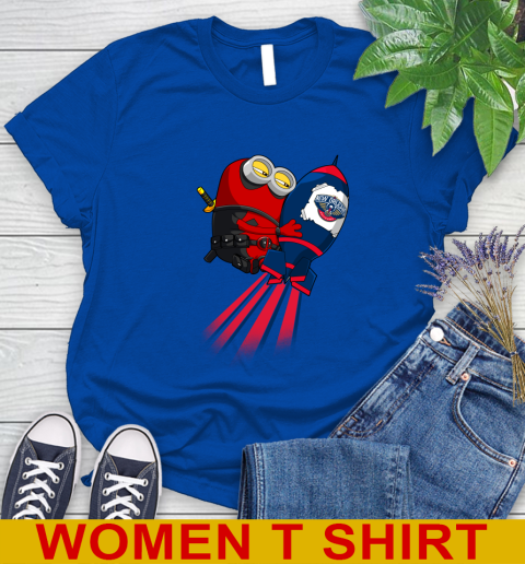 NBA Basketball New Orleans Pelicans Deadpool Minion Marvel Shirt Women's T-Shirt 10
