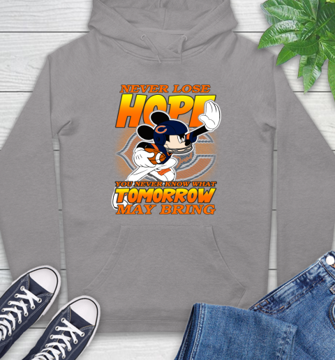 Chicago Bears NFL Football Mickey Disney Never Lose Hope Hoodie 6