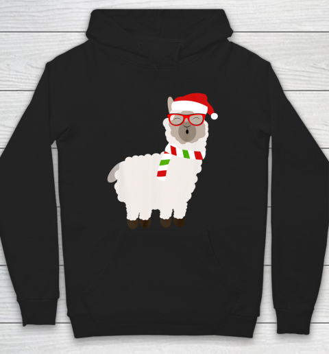 Fa La La Llama Shirt Cute Alpaca Ugly Christmas Hoodie
