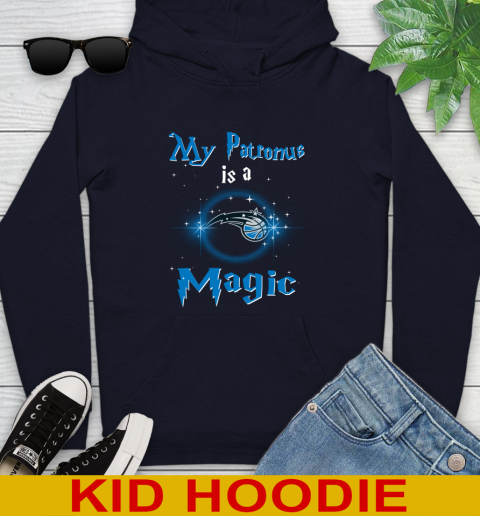 NBA Basketball Harry Potter My Patronus Is A Orlando Magic Youth Hoodie 3