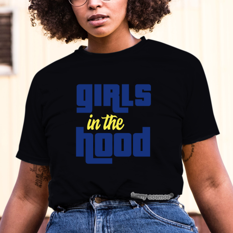 Jordan 14 Laney Low Matching Sneaker Tshirt For Woman For Girl Girls In The Hood Hipster Hip Hop Blue Black Jordan Shirt