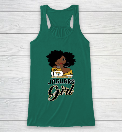 Jacksonville Jaguars Girl NFL Racerback Tank 6
