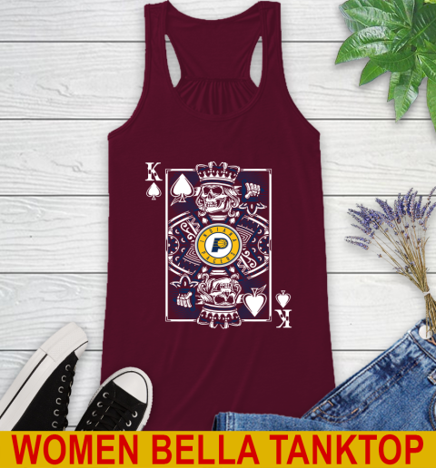 Indiana Pacers NBA Basketball The King Of Spades Death Cards Shirt Racerback Tank 2