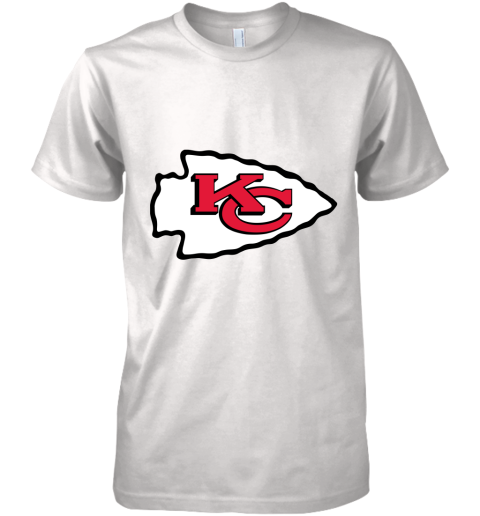 Kansas City Chiefs Line Gray Victory Arch Premium Men's T-Shirt
