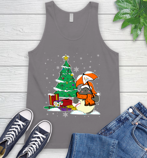 Miami Marlins MLB Baseball Cute Tonari No Totoro Christmas Sports Tank Top 6