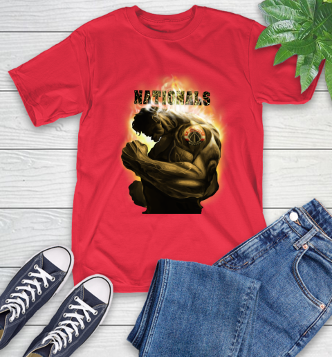 Washington Wizards NBA Basketball Hulk Marvel Avengers Sports T-Shirt 11