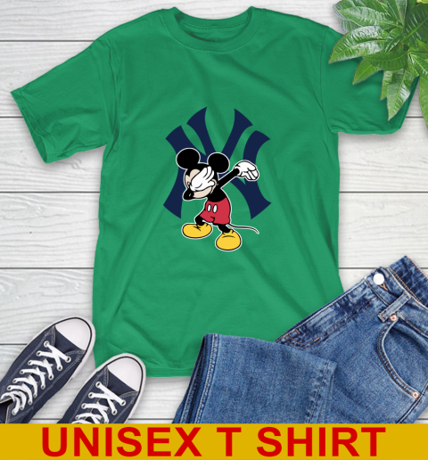 New York Yankees MLB Baseball Dabbing Mickey Disney Sports T-Shirt 7