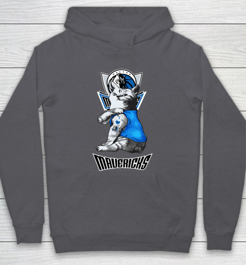NBA Basketball My Cat Loves Dallas Mavericks Hoodie 4