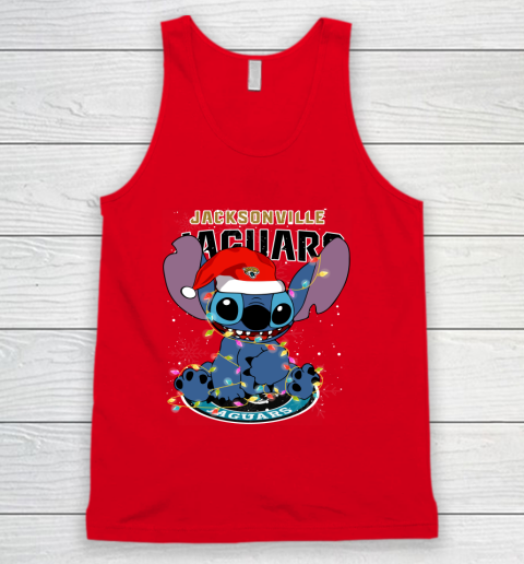 Jacksonville Jaguars NFL Football noel stitch Christmas Tank Top 3