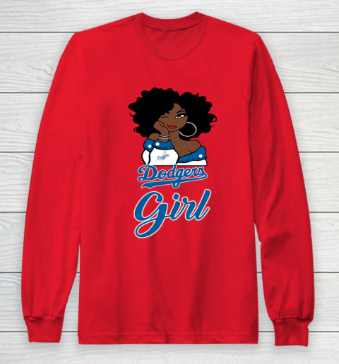 Los Angeles Dodgerss Girl MLB Long Sleeve T-Shirt 10