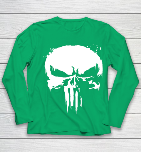 The Punisher Jon Bernthal Frank Castle Punisher Black Essential Youth Long Sleeve 4