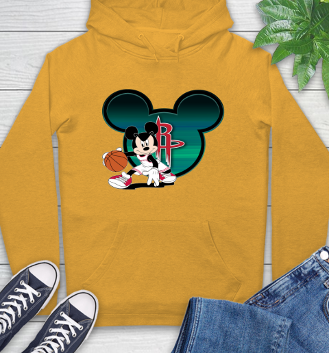 NBA Houston Rockets Mickey Mouse Disney Basketball Hoodie 3