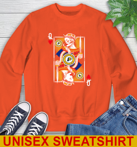 NBA Basketball Indiana Pacers The Queen Of Hearts Card Shirt Sweatshirt 3