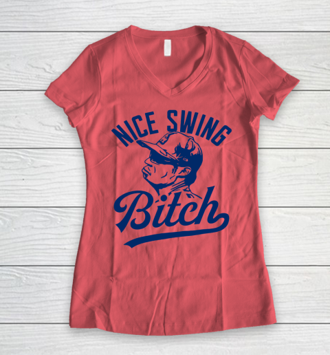 Joe kelly Shirt Nice Swing Bitch Women's V-Neck T-Shirt 3