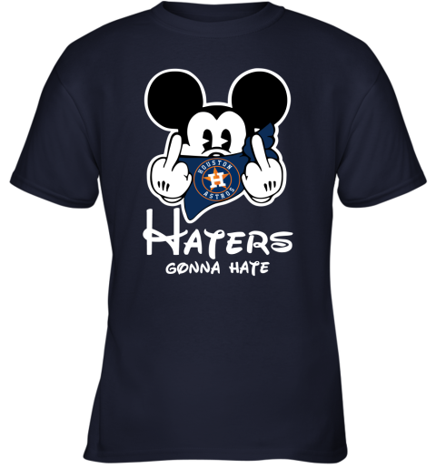 MLB Houston Astros Haters Gonna Hate Mickey Mouse Disney Baseball T  Shirt_000 T-Shirt