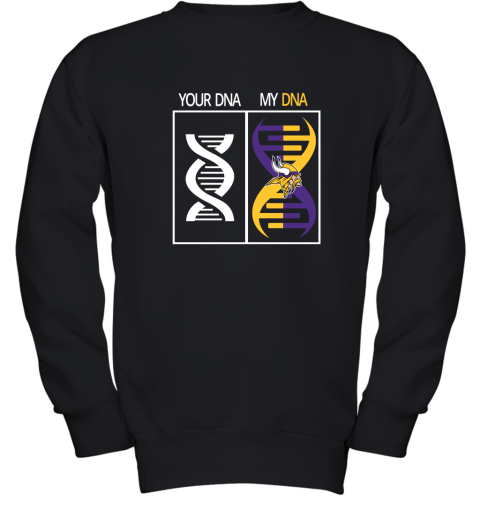 My DNA Is The Minnesota Vikings Football NFL Youth Sweatshirt