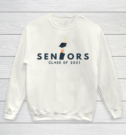 Seniors Class of 2021 College Graduation Youth Sweatshirt
