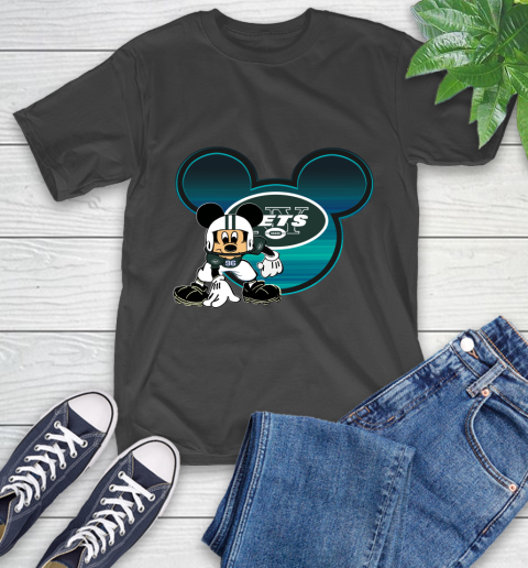 NFL New York Jets Mickey Mouse Disney Football T Shirt T-Shirt 2