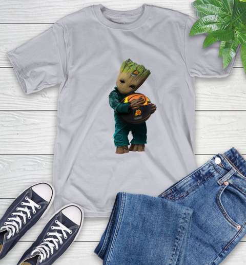 NBA Groot Guardians Of The Galaxy Basketball Sports Phoenix Suns T-Shirt 6