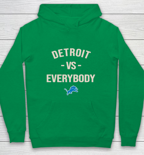 Detroit Lions Vs Everybody Youth Hoodie 4