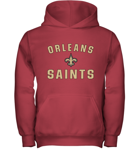 Orleans Saints NFL Pro Line By Fanatics Branded Gray Victory Youth Hoodie